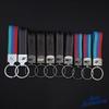 Chaveiro de Couro de Alta Qualidade Com Argola para Chaves com Logo de Carro Adesivo de Carro Para BMW M Power Performance M3 M5 X1 X3 X5 X6 E46 E39 E36 E60 E90 ir2