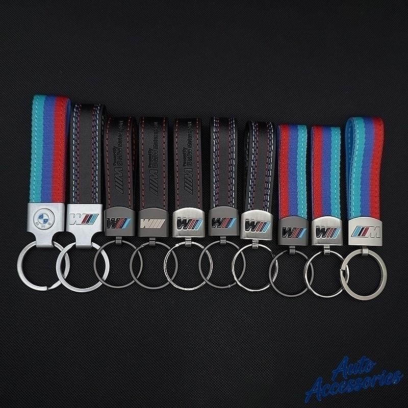 Chaveiro de Couro de Alta Qualidade Com Argola para Chaves com Logo de Carro Adesivo de Carro Para BMW M Power Performance M3 M5 X1 X3 X5 X6 E46 E39 E36 E60 E90 ir2