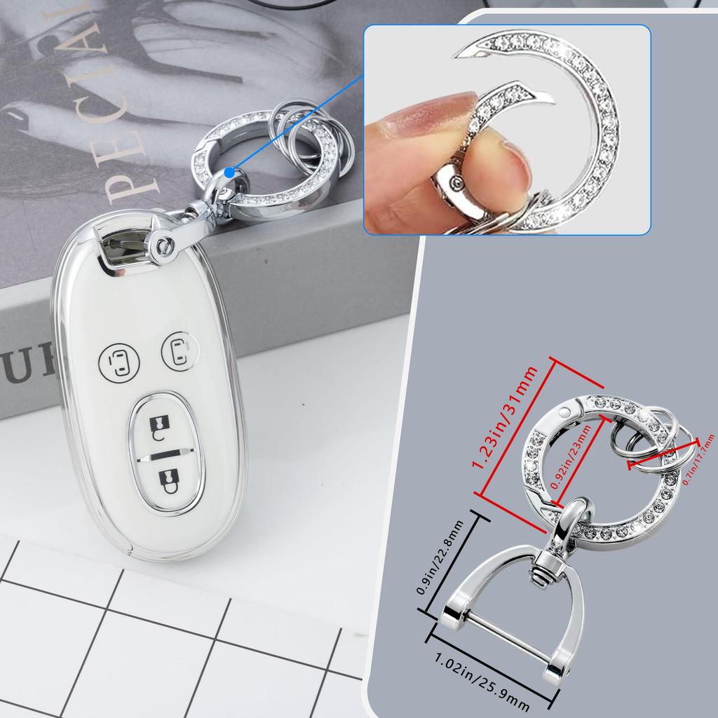 [Unhoke] Wagon R Key Case, Sliding Both Sides, MR Wagon, Smart Key Cover, Alto