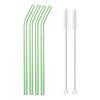 Colorful Glass Straws Reusable Drinking Straw Eco-friendly High Borosilicate Glass Straw Glass Favors Bar Drinkware Tube Party