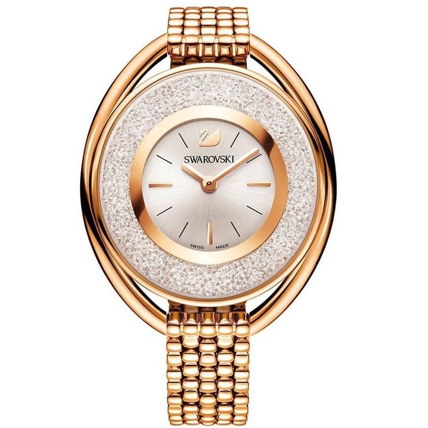 

Женские наручные часы с овальным металлическим браслетом Swarovski Rose SWR5200341