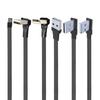 Flat Flexible Right Angled 90 Degree Usb Male to Type C Charging Data Cable 10W for Cellphone Laptop