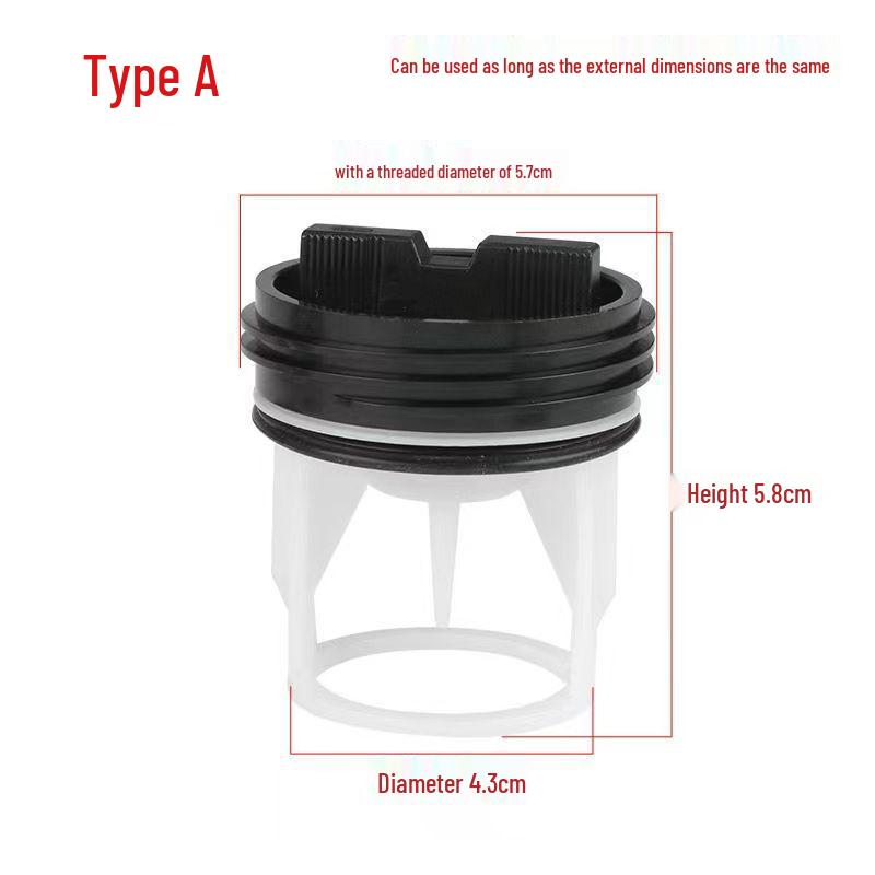 Washing Machine Drain Pump Plug and Filter Cover