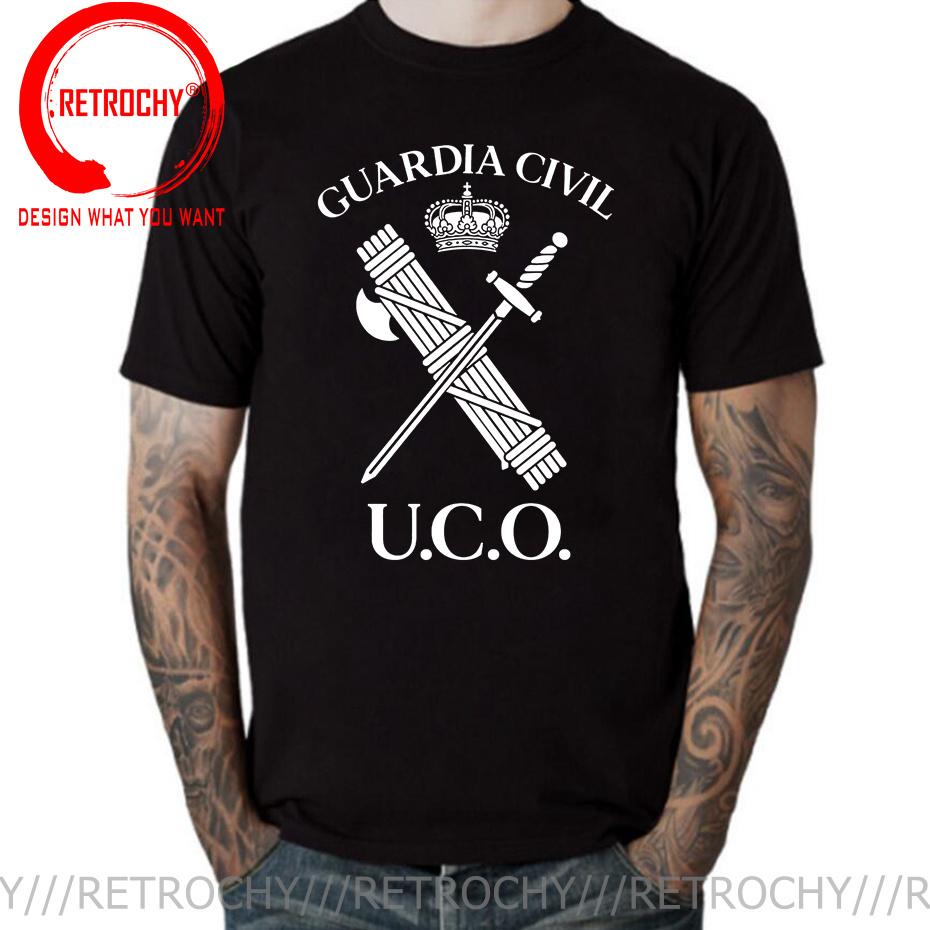 Uco Guardia Civil EspaA PolicA T Shirt Unisex Spain Guardia Civil TShirt Unisex Military Army Summer Streetwear Tops Tee Shirt