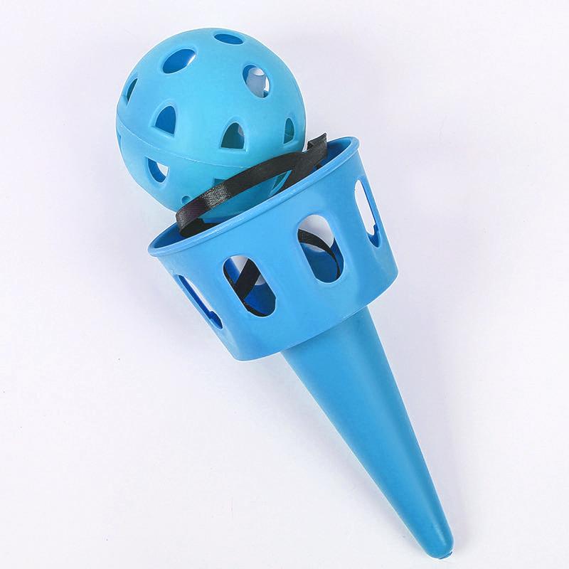 Conjunto de Jogo Sensorial de Lançar e Pegar Não Tóxico Brinquedo para Exterior Conjunto de Pegar Treinamento de Coordenação Olho-Mão Infantil
