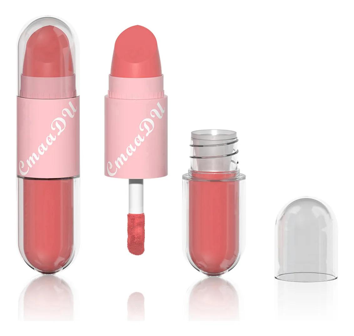 Cmaadu Matte Facial Color Lipstick, 1 Piece, Two in U