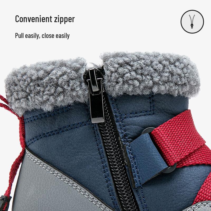 TEENMIX Kids' Warm Fleece Snow Boots