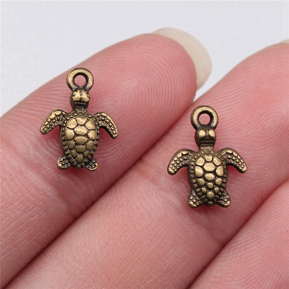 Charms Turtle Sea Turtle Pendants Minimalist Jewelry Components QC133
