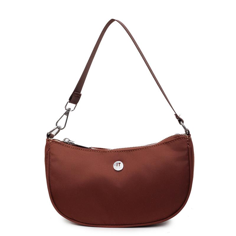 

Small bag women s 2025 summer new simple fashion shoulder bag messenger bag women s foreign style casual small square bag темно-коричневого кольору