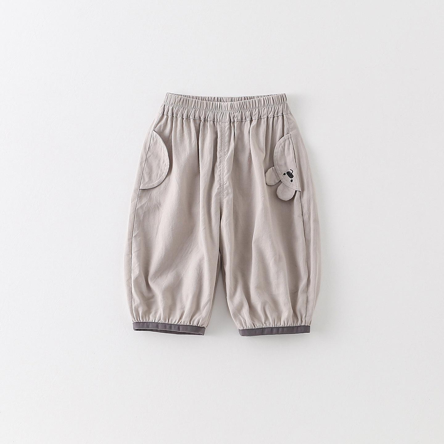 Toddler Girls Korean Style Summer Cropped Pants - Casual and Versatile 2026 Collection 80 cm