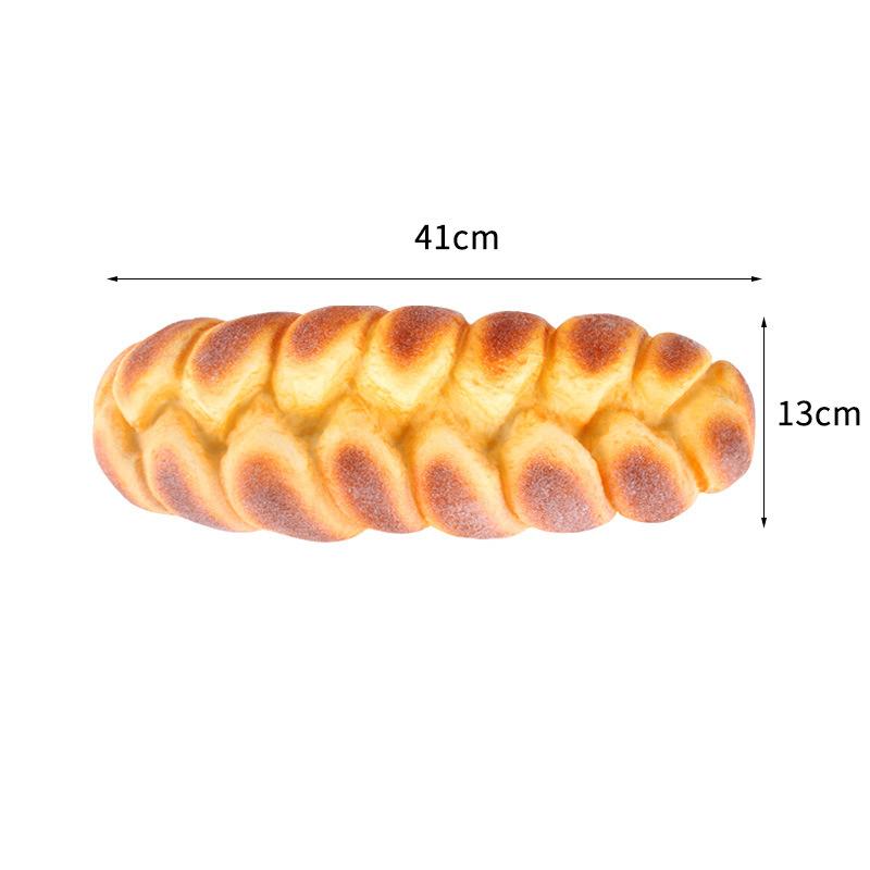 Umělý chléb Dort Toast Měkký PU Model bagety Potravina Falešný chléb Simulační ozdoby Pekárna Dekor Fotografie Rekvizity