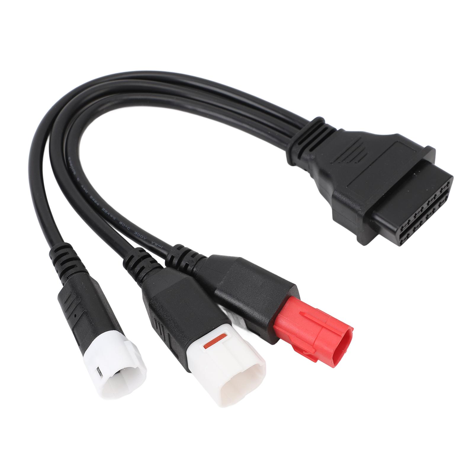 

3 в 1 мотоциклетный OBD диагностический кабель 16Pin на 3PIN 4PIN 6PIN стабильная передача для CB125F