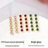 Elegant Zircon Long Earrings - Light Luxury, Versatile Fashion for Women