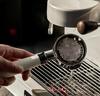 Stainless Steel Portafilter Handle for Espresso Machines with Large Capacity Chamber and Even Flow Distribution