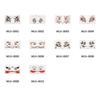 Pumpkin Halloween Face Temporary Tattoo Waterproof Body Art Scar Stickers  Kids Adult Make Up