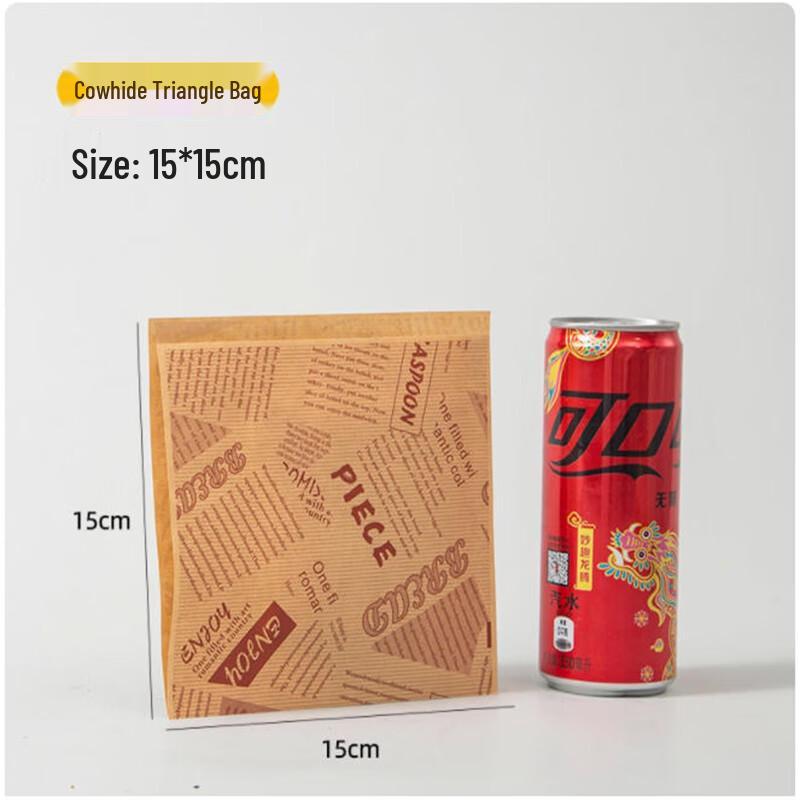 Disposable Oil-Proof Triangular Food Bags