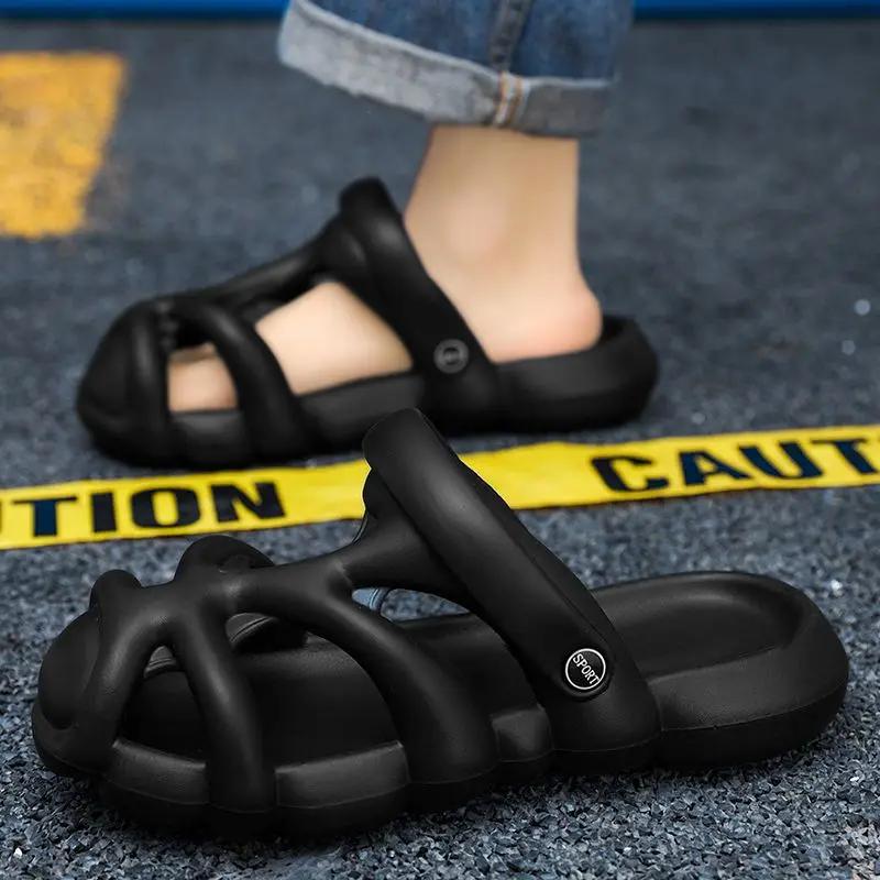 Fashion Men's Shoe Slides Platform Eva Beach Male Slipper High Quality Fashion Casual Elegant Mascullino Designer Luxury Low Price Adult