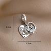 New 925 Silver Puppy Panda Bee Hedgehog Pendant, Suitable for European Bracelet DIY Exquisite Jewelry