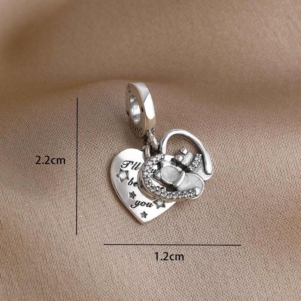New 925 Silver Puppy Panda Bee Hedgehog Pendant, Suitable for European Bracelet DIY Exquisite Jewelry