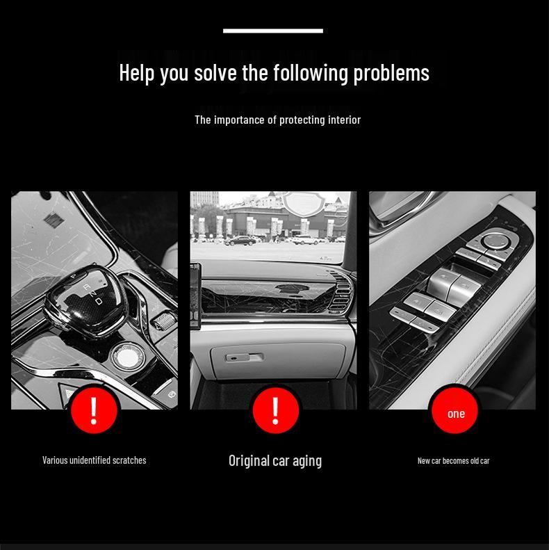 Navigation Screens and Interior Trim Tempered Glass for 26 Volkswagen Sagitar L Models
