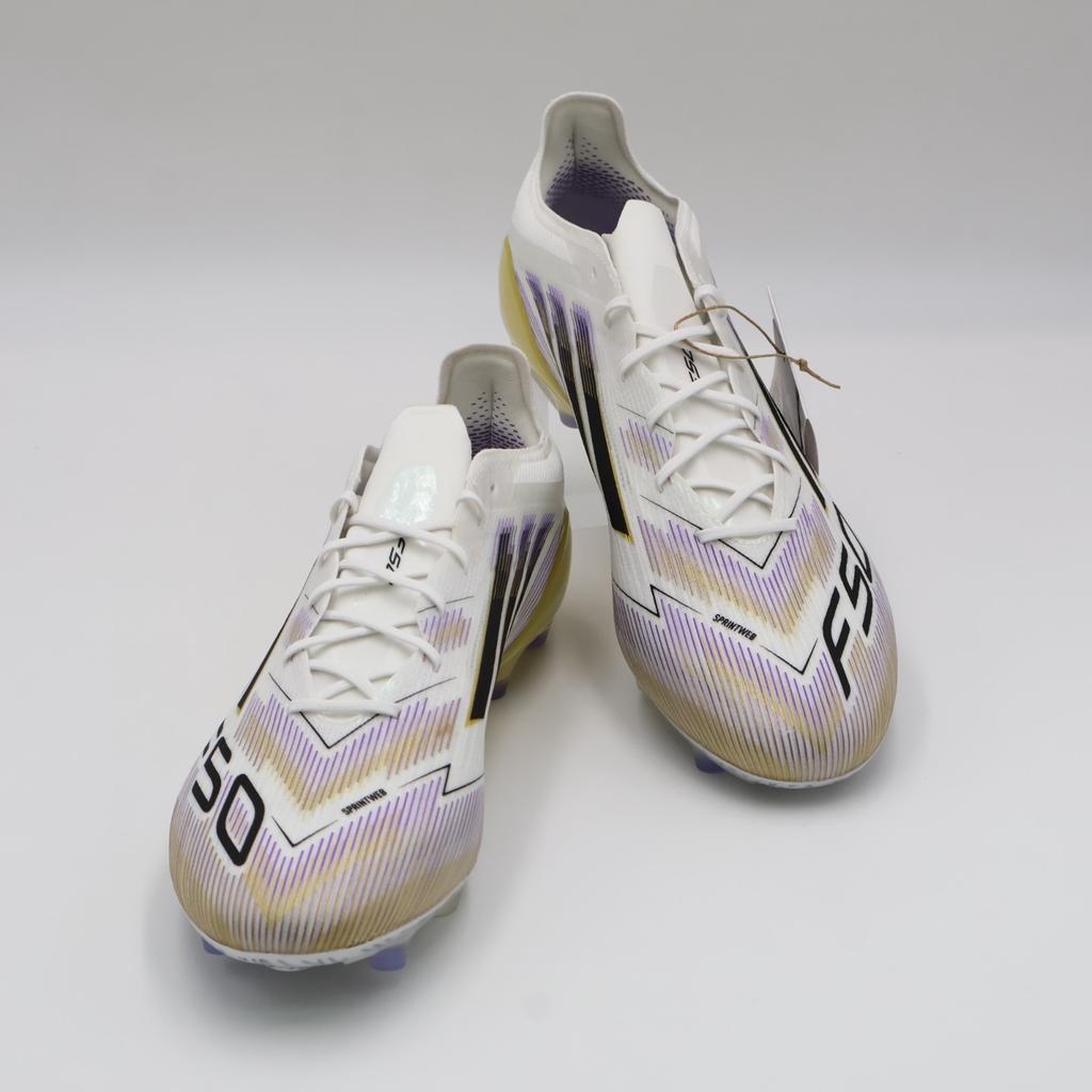 JR2119 adidas F50 Elite AG Cloud White Core Black Gold Metallic (Men's)