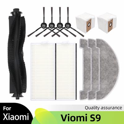 Pasuje do akcesoriów odkurzacza robota Xiaomi Viomi S9 Główne szczotki boczne Filtr Hepa Woreczki na kurz Ściereczki do mopowania Zestawy części zamiennych