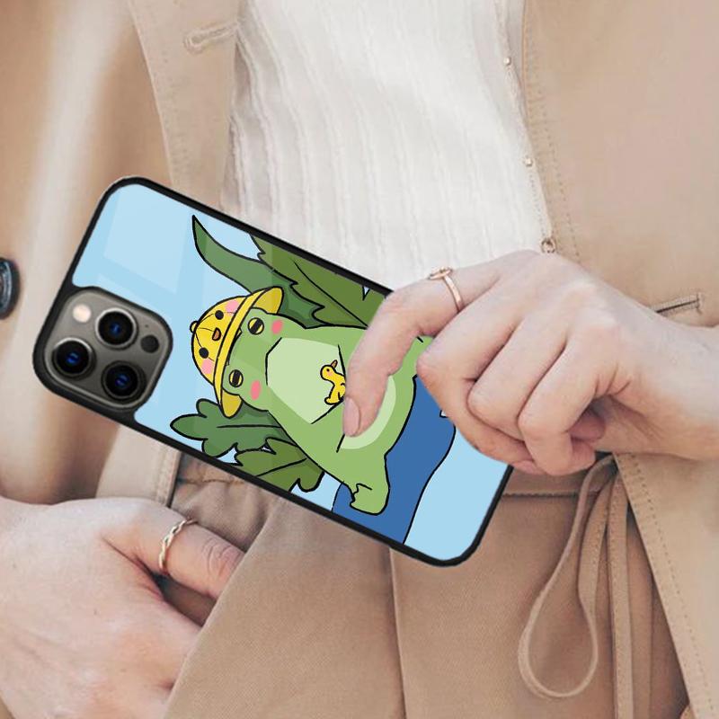 Kawaii Cute Frog Magnetic Phone Case For APPLE iPhone 17 Air 16 14 13 12 Pro Max 15 Plus Wireless Charge With MagSafe Cover