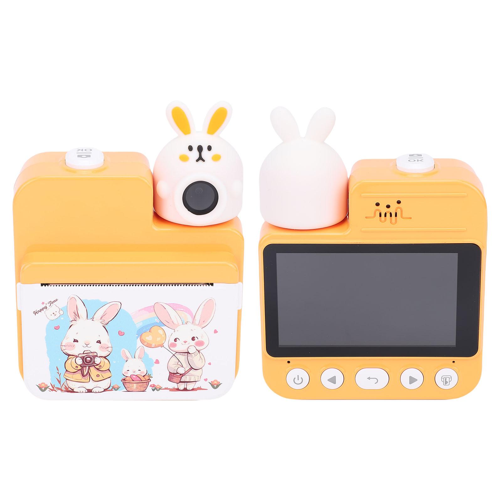 

Print Camera 3 Inch Color Screen 32MP 1080P HD Print Digital Camera with 3 Rolls Print Paper for Present