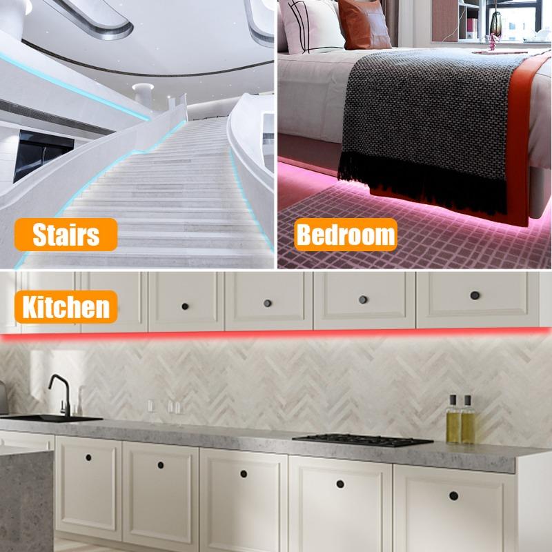 Car Interior Atmosphere Lamp Strip Shearable Neon EL Cold Light Wire Light AA Battery Controller Ambient Decorative Light Lamp