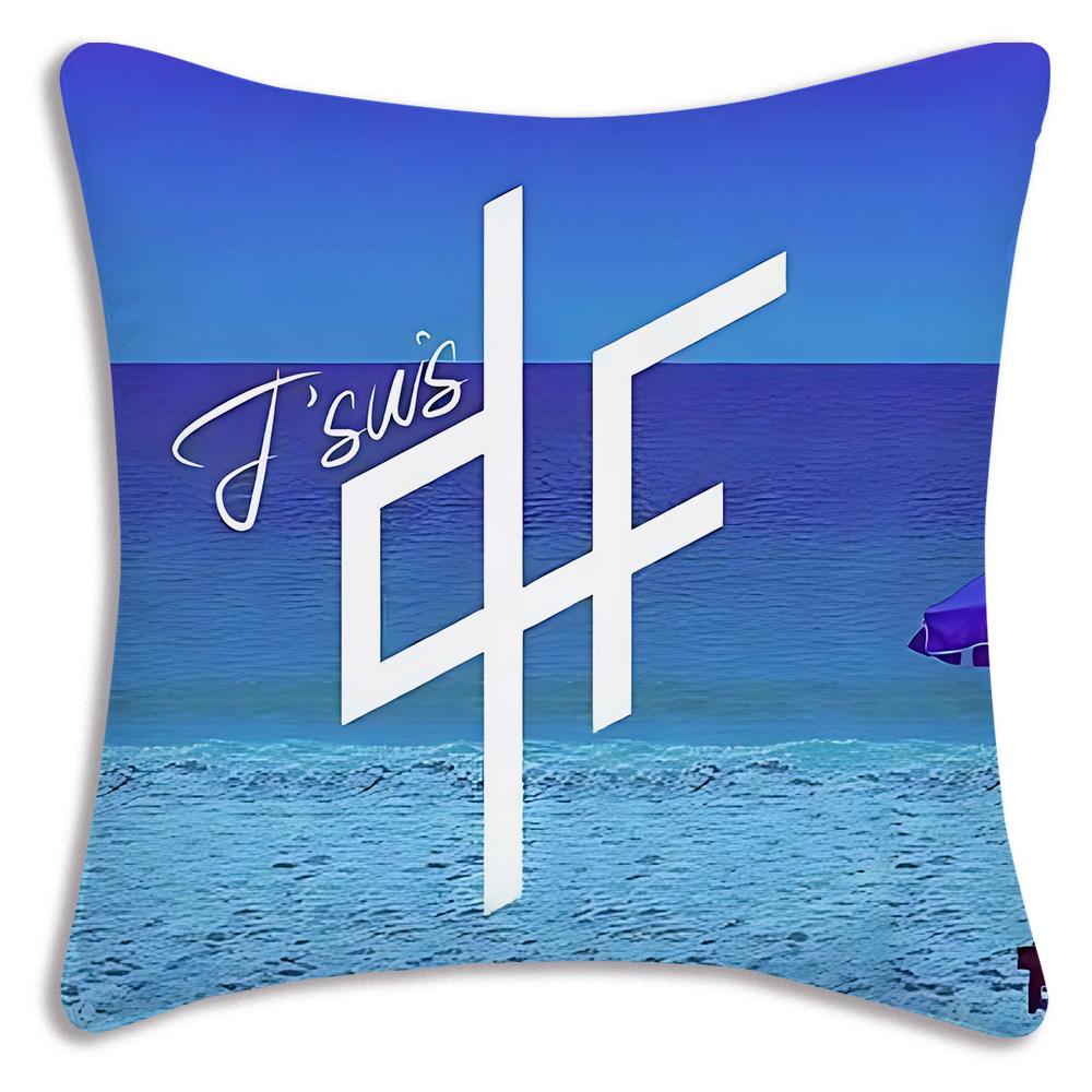 French rapper PNL Pillow Covers Cartoon Sofa Decorative Home Double-sided Printing Short Plush Cute Cushion Cover