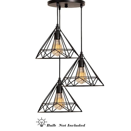 Hanging Light Diamond Cluster, Ceiling Lights for Home Decoration, Pendant Light, Chandelier for Living Room Modern, Balcony Decor, Diwali Decoration