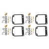 60pcs Motorcycle Carburetor Repair Kit Rubber Metal Replacement for Yamaha FZ600 1986?1988