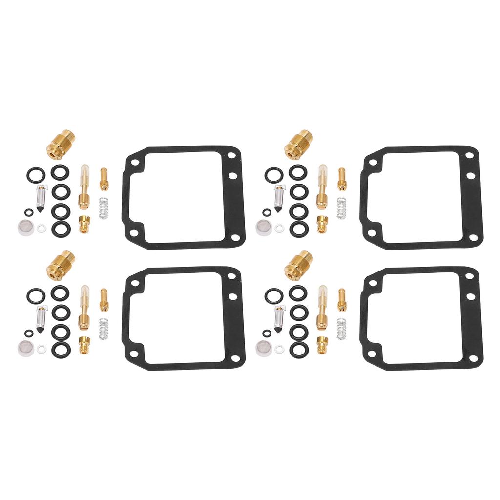 60pcs Motorcycle Carburetor Repair Kit Rubber Metal Replacement for Yamaha FZ600 1986?1988