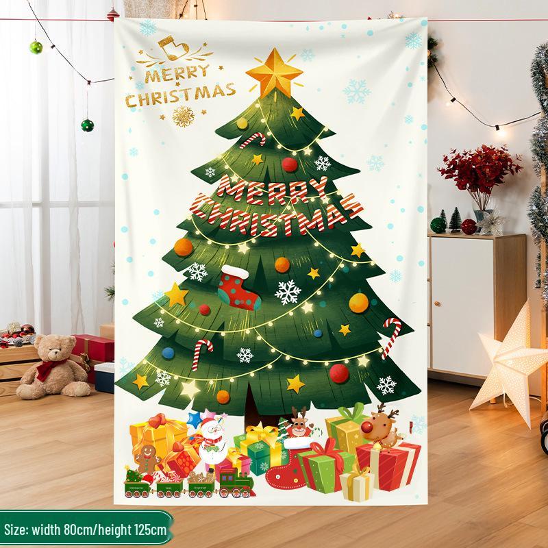 Merry Christmas Banner: Holiday Store Decoration