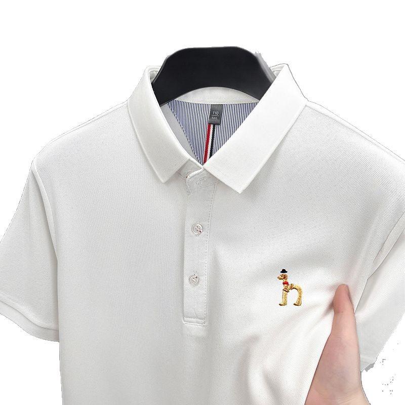 Pánské tričko s přímým prodejem pro e-commerce, ležérní klopové polo tričko s límečkem, pánský top