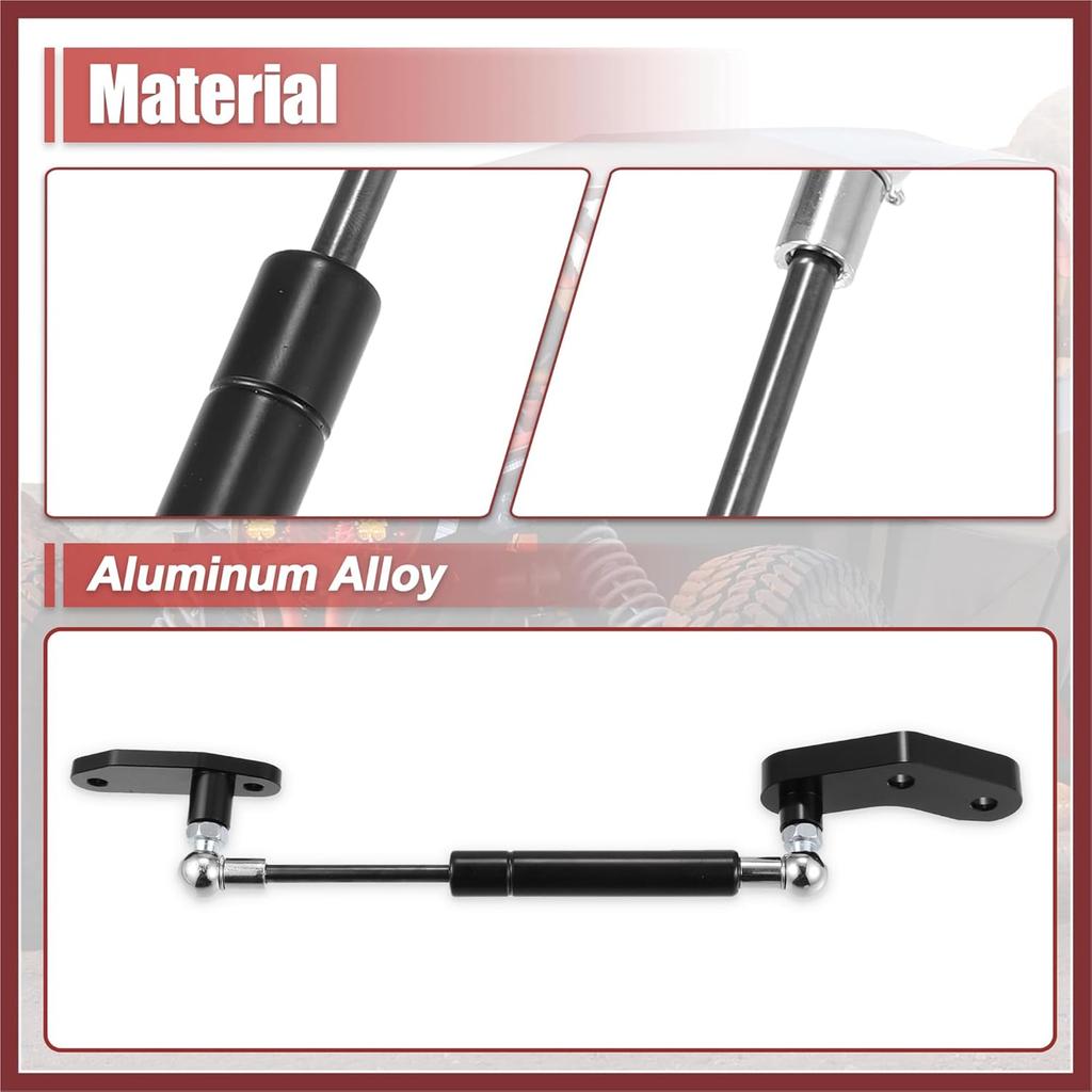 Vordertür Hintertür Öffner Kits Türdämpfer Streben Anti-Quetsch-Hand für Can-Am Maverick X3 und X3 Max 2017-2022 Schwarze Federbein Ersatzteile