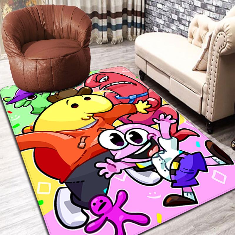 Smiling friends Rug Floor Mat for Living Room or Bedroom Soft and Comfortable Carpet a Gift for Birthday and Holiday.NFF0928150