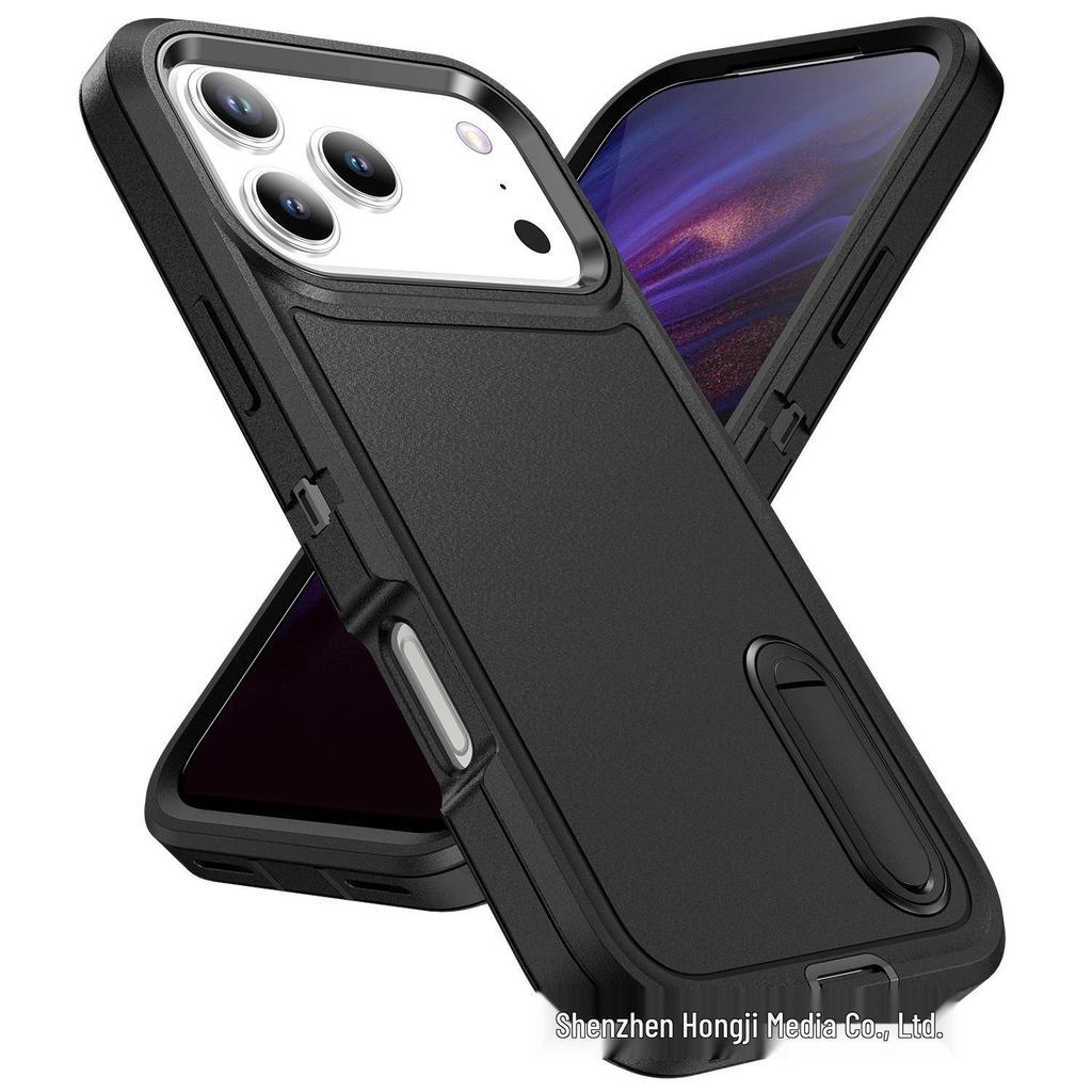 Apple iPhone 17 & Google Pixel 9 Defender Case: Three-Proof, Drop-Proof, Invisible Stand