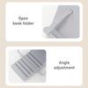 Foldable Reading Stand 6 Angles Adjustable Textbook Stand With Page Clips Reading Rest Cookbook Rack For Tablet Laptop