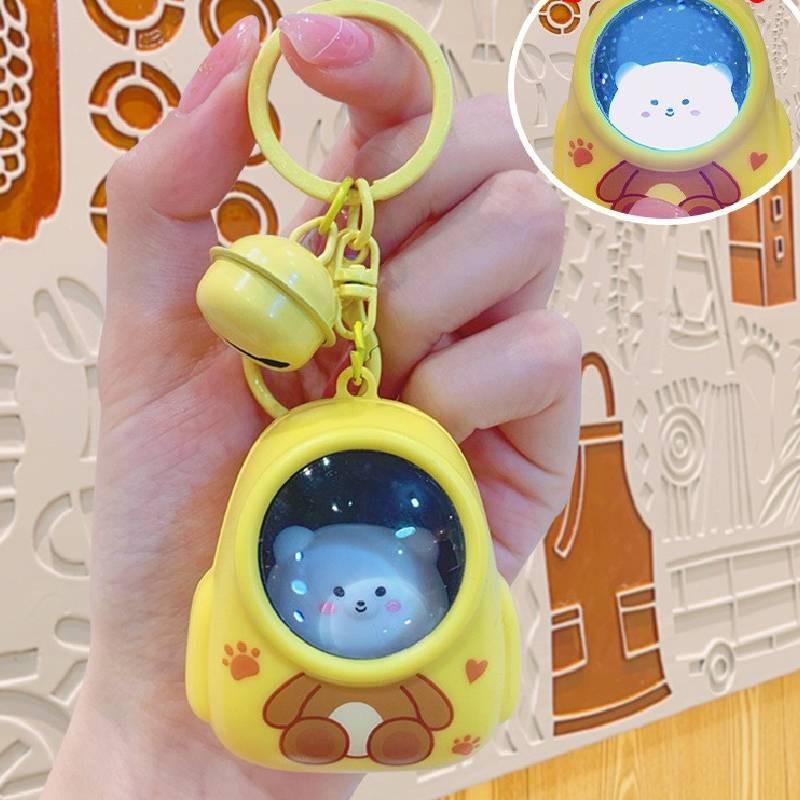 Fun Glow In The Dark Animal Backpack Night Light Keychain Ideal Gift For Children And Teens