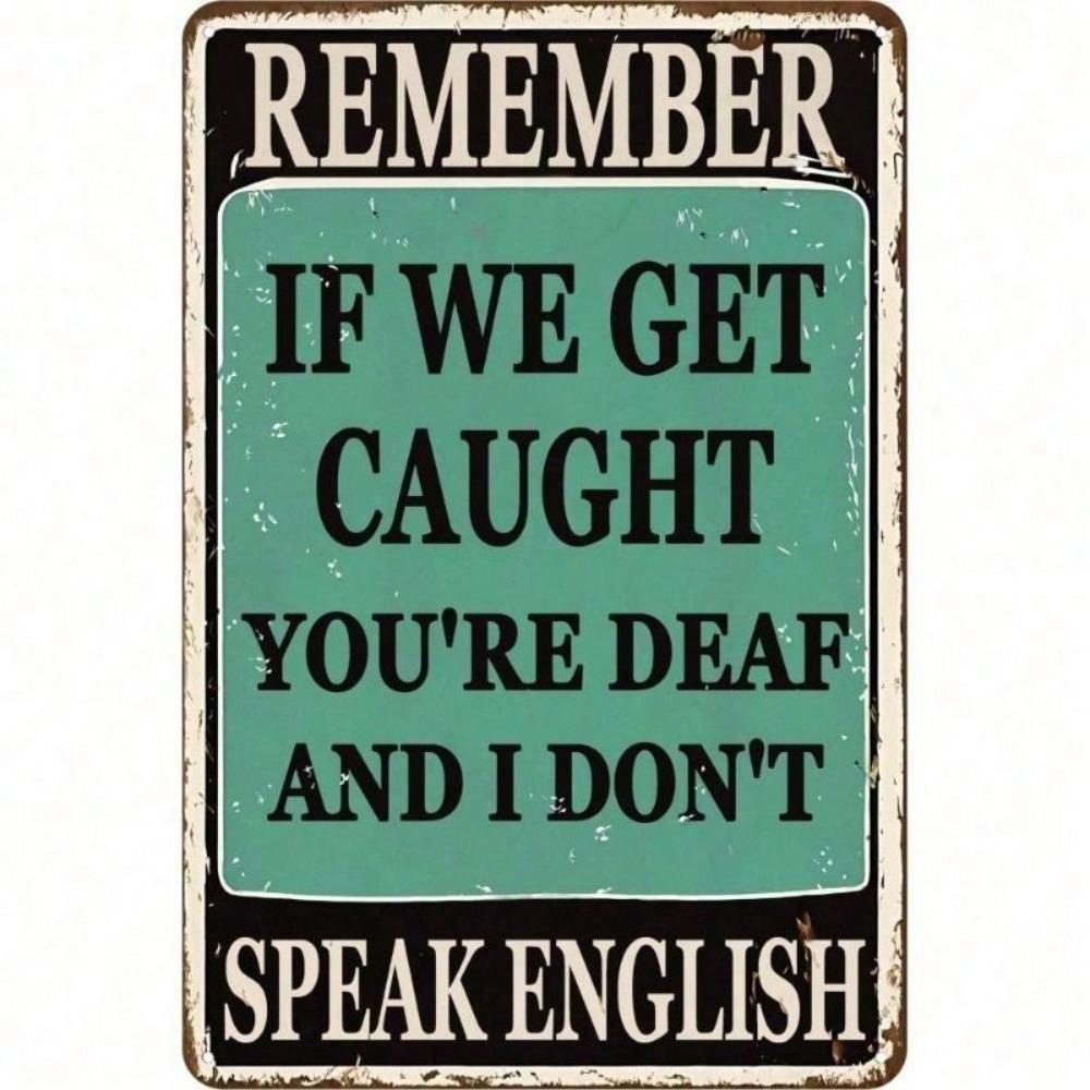 Retro Tin Sign 8x12 Inch Metal Wall Poster Tommery Garage Decoration