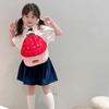 Strawberry Children Backpack Fruit Students School Bag Storage Bag Cartoon Daypack  Girls