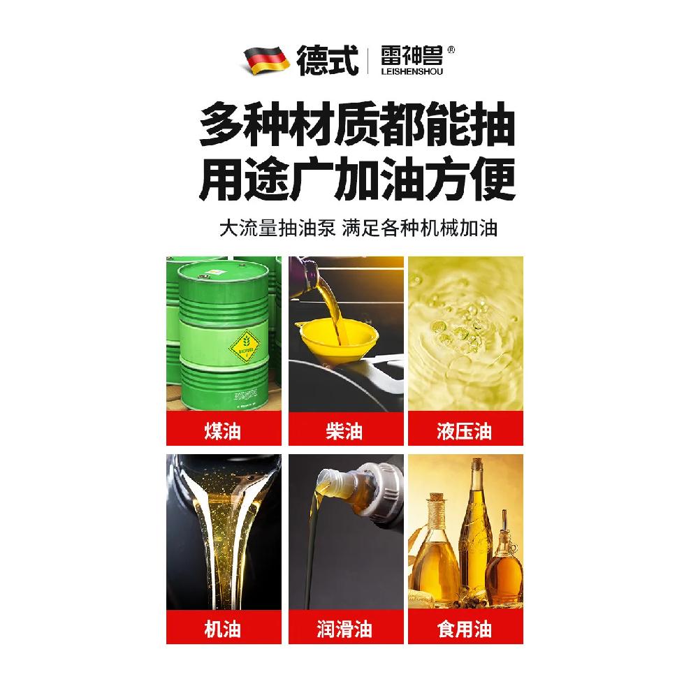 220V Electric Oil Pump 12V/24V Self Priming Refueling Tuning Gun Automatically Stop Electric Oil Pump Fuel Dispenser 50L/min