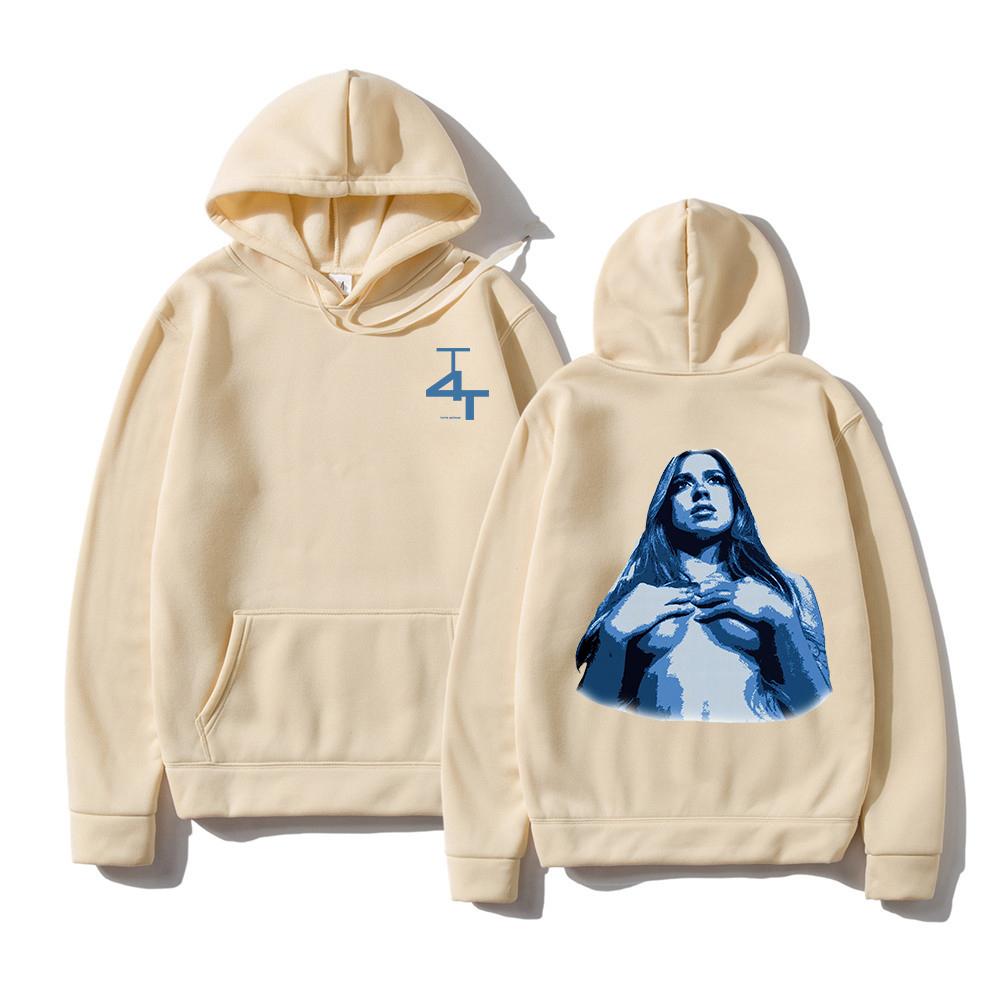 Tate Mcrae Tit for Tat Neues Lied Hoodie 2025 Vintage Retro Herren/Damen Hoodies Harajuku Winterkleidung Pullover Sweatshirt