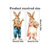 Easter Rabbits Door Sticker Kid Room Decoration Wall Window Decals Bedroom Self-adhesive Home Decor Wallpaper Cute Bunny Mural