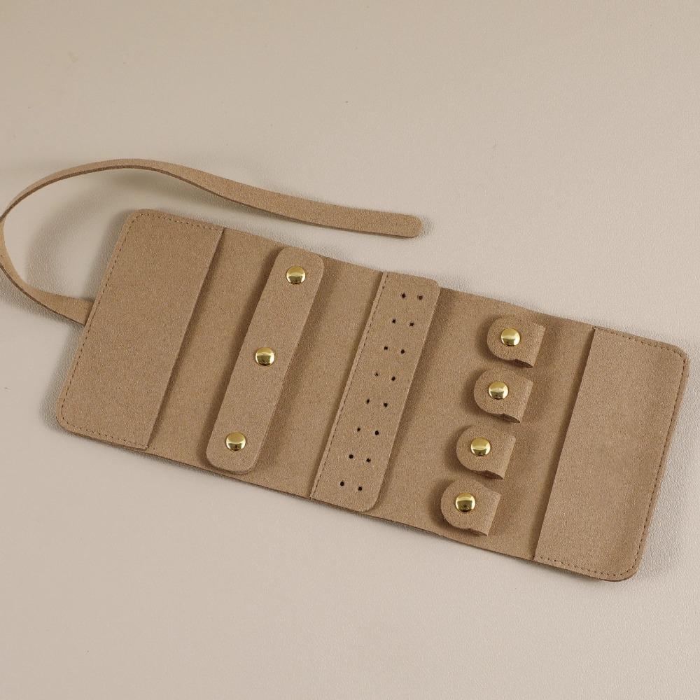 Microfiber Multi-functional Jewelry Roll Bag Travel Bags Jewelry Storage Bag  Travel