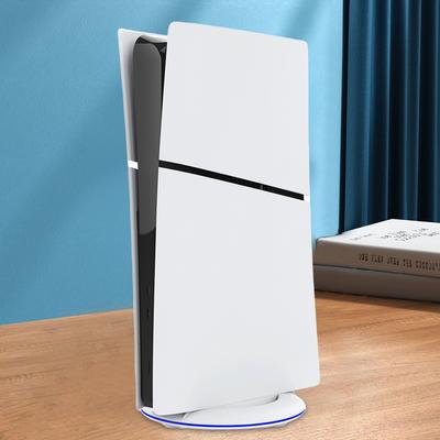 LED Vertical Stand for PS5 Slim Disc/Digital Version Holder Dock Mount for Sony Playstation 5 Slim Game Console Base Accessories