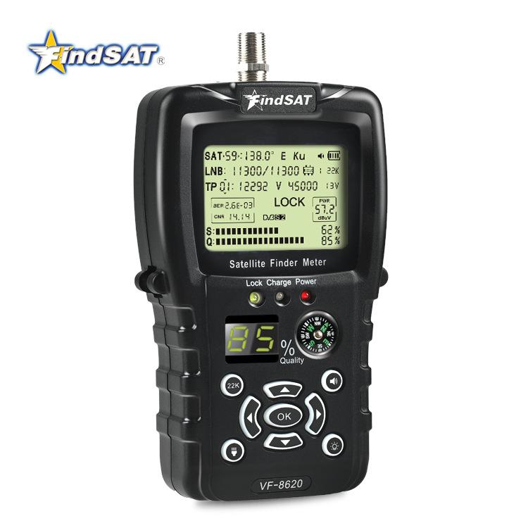 Digital Satellite Finder Detector FindSAT VF-8620 Meter DVB-S2 DVB-S Satellite Signal Search