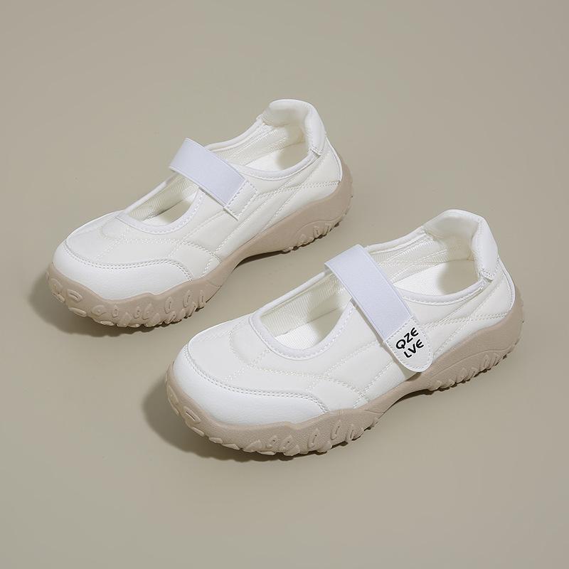 

Summer new breathable little white shoes female students platform versatile casual sports board shoes- 35 покинуть белый