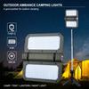 Stretchable LED Camping Light Rechargeable Magnetic Base Super Bright Waterproof Portable Lantern for Outdoor Tent Emergency